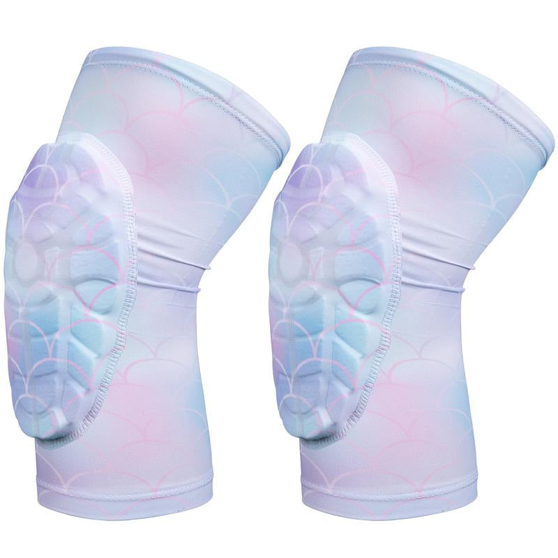 TUOY Padded Compression Knee Pads Knee Protection Pad (1 Pair) - Youth & Adult Sizes Protective Gear Elbow Guard