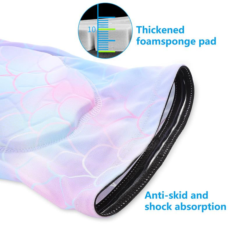 TUOY Padded Compression Knee Pads Knee Protection Pad (1 Pair) - Youth & Adult Sizes Protective Gear Elbow Guard