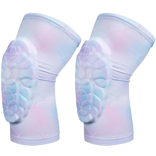 TUOY Padded Compression Knee Pads Knee Protection Pad (1 Pair) - Youth & Adult Sizes Protective Gear Elbow Guard